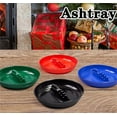 thumbnail image 7 of Vintage Plastic Ashtrays for Cigarettes,Ash Tray for Cigarettes,Cool Home Ashtrays Round With 7 Cigarette Ports,Creative Fireproof Melamine Ashtray,Home Office Ornaments (Multi-Color), 7 of 7