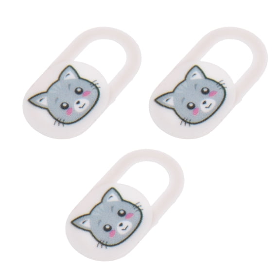 ifundom 3-Pack White Plastic Peel and Webcam Covers Privacy Protectors for Laptop Phone Tablet Cameras