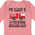 thumbnail image 4 of Inktastic Volunteer Firefighter Daddy Boys or Girls Long Sleeve Baby Bodysuit, 4 of 5