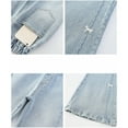 thumbnail image 5 of JLMSPLWG Girls Bootcut Jeans Kids Denim Pants with Pockets Gradient Flared Girls' Jean Daily Wear Elastic Waist Preppy Solid Color Casual Jeans Toddler Girl Clothes, 5 of 7