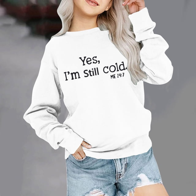 LSLJS Girls Col Rond Sweatshirts Pull Décontracté Long Sleeve Automne Surdimensionné for 1-12 Ans Cadeaux for Kids