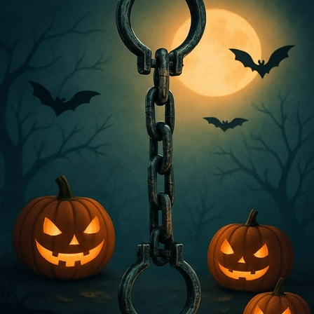 Halloween Plastic Shackles - 20 Inch Realistic Prop for Spooky Decorations