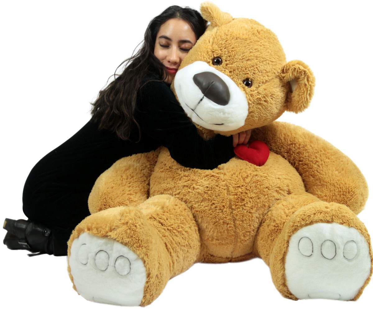Giant Teddy Bear 57 Inch Soft Huge Plush Animal, Heart on Chest to Express Love - image 2 of 8