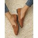 thumbnail image 1 of Women's Large Size 35-45 Pointed Toe Shallow Mouth Flat Shoes, Autumn New Outdoor Daily Soft-Sole Work Shoes, Driving Loafers, Flat Single Shoes, 1 of 4