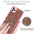 thumbnail image 2 of iPhone 11 Pro Max Case, Cellularvilla Luxury Bling Glitter Crystal Brilliant Diamond Back Hard PC Studded Soft TPU Bumper Shockproof Case Cover for Apple iPhone 11 Pro Max (2019), 2 of 3