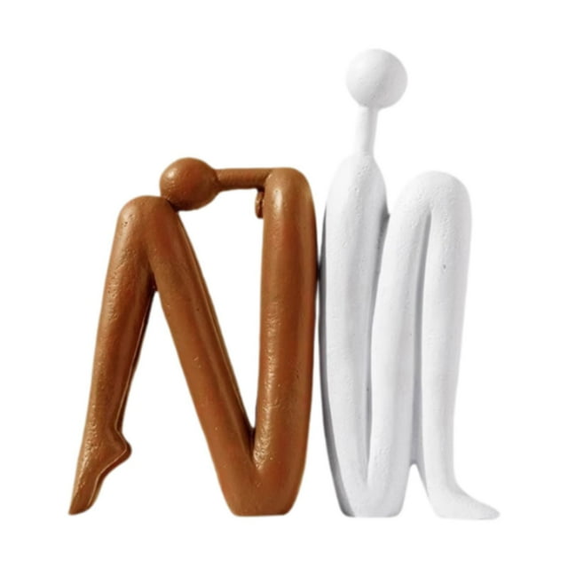 Sujetalibros decorativos para decoración de mesa, tapones de libros de resina creativos, sujetalibros abstractos para gabinete, sala de estar, oficina
