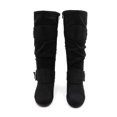 thumbnail image 2 of GJPBGK Women’s Boots Knee High Slouchy Boots Suede Faux Fur Lined Side Zipper Buckle Winter Fashion Boots, 2 of 9