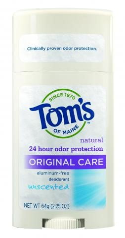 Tom's of Maine Deodorant Stick Unscented 2.25 oz Stick(S)