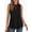 Black, variant on MOYIKO Tank Tops for Women Crew Neck Loose Fit Sleeveless Top Summer Clothes Womens Tunic Tops