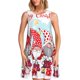 thumbnail image 1 of Balery Christmas Vestidos de verano para mujer con estampado: vestido holgado sin mangas, vestido playero informal y cómodo para días calurosos., 1 of 7