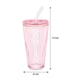 thumbnail image 3 of Vaso Mainstays de Vidrio con Tapa y Popote para Bebidas Frías de 620 ml., 3 of 6
