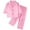 Pink, variant on Lopecy-Sta Baby Girls Button Down Pajama Sets Polk Dot Soft Sleepwear Lounge Set Long Sleeve Top and Long Pants Nighty