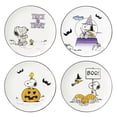 thumbnail image 1 of Juego de 4 platos de porcelana Lenox The Great Pumpkin para Halloween, 1 of 9