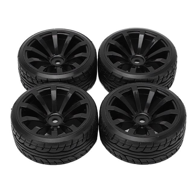 RC Drift Hard Tires Set, RC Drift Car Tires 4PCS For 1/10 Racing Car