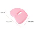 thumbnail image 4 of Almohada de donut, cojín ortopédico de donut de oficina, espuma viscoelástica, cojín de almohada de asiento suave y transpirable, 4 of 8