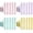 Multicolor, variant on 120 Pcs Striped Pastel Napkins, 5 X 5 Inch Scalloped Ice Cream Party Napkin Disposable Colorful Napkin for Summer Party, Pastel Baby Shower, Birthday Decor