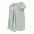 thumbnail image 3 of Blusa George para Mujer, Manga Corta Sage Talla Eg, 3 of 4