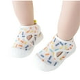 thumbnail image 4 of Wancir Baby First-Walking Shoes 1-4 Years Kid Shoes Trainers Toddler Infant Boys Girls Soft Sole Non Slip Cotton Canvas Mesh Breathable Lightweight, 4 of 5