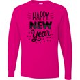 thumbnail image 3 of Inktastic Happy New Year in Hand Lettering Long Sleeve T-Shirt, 3 of 5