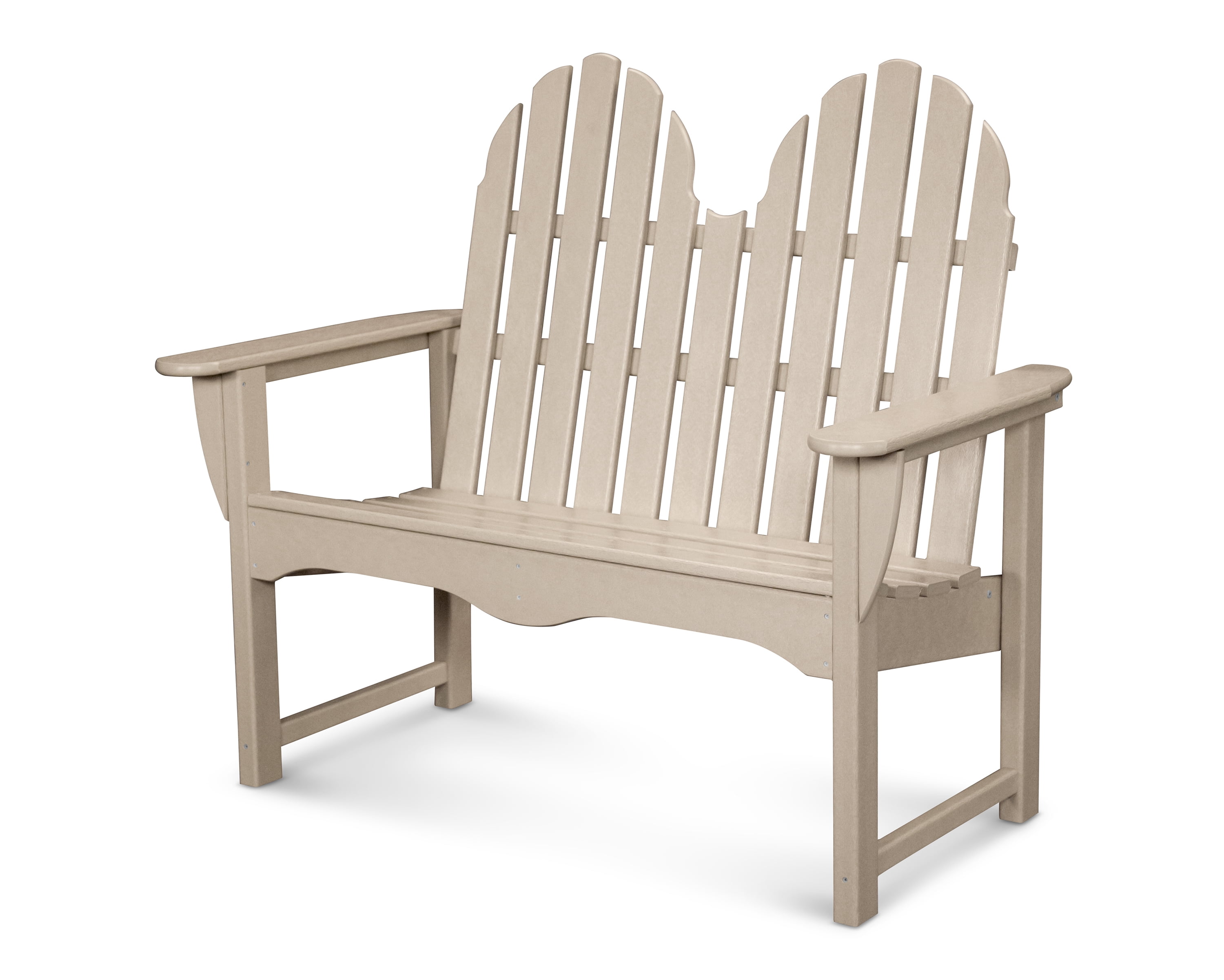 POLYWOOD® Classic Adirondack 48" Bench in Sand