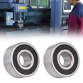thumbnail image 3 of 2Pcs Double Row Ball Bearing Steel Ball Bearings Double Shielded Flange for Planetary Reducer, 3 of 8