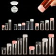 thumbnail image 2 of U8MO 2ml ~ 100ml Plastic Lid Glass Vial Jars Containers Essential Oil Bottle-7# 10ml 22*50mm, 2 of 9