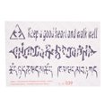 thumbnail image 2 of Etiqueta engomada del tatuaje unisex, pegatinas temporales del tatuaje accesorio portátil del tatuaje etiqueta engomada del tatuaje diseñado con precisión, 2 of 8