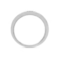 thumbnail image 5 of AFFY 0.10CT Moissanite Diamond Half Eternity Band Ring for Women 14K White Gold over Silver-8, 5 of 8