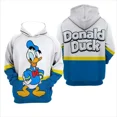thumbnail image 4 of MINISO Disney Donald Duck - Sudadera unisex con gráficos de dibujos animados en 3D para hombre y mujer, estilo retro, informal, moda deportiva, estilo callejero, 4 of 5