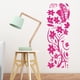 thumbnail image 3 of Adhesivo decorativo de pared extraíble con flores de ratán: despegable y pega. Adhesivos de pared con flores de ratán, color negro, 3 of 5
