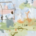 thumbnail image 2 of Wang, Melissa 15x15 White Modern Wood Framed Museum Art Print Titled - Hopscotch Doodles II, 2 of 4