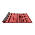 thumbnail image 2 of Ahgly Company Indoor Square Abstract Red Modern Area Rugs, 5' Square, 2 of 4