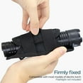 thumbnail image 4 of Flashlight Pouch Holster Rotatable Flashlight Holder Belt Clip Torch Carry Case with 360 Degree Carabiner Reel Clip, 4 of 9