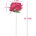 thumbnail image 2 of Artificial Rose in Bulk Wholesale 20pcs 10'' Velvet Silk Rose with Wire Stem Real Looking Fake Flower for Wedding Bridal Bouquet Home Décor Flower Wall Hair Flower Hat Trim (White), 2 of 5
