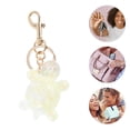 thumbnail image 3 of Unique Bargains 1 Pc Fashion Liquid Sand Turtle Handbag Charms Bag Accessories Yellow, 3 of 5