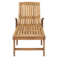thumbnail image 2 of vidaXL Sun Lounger Solid Teak Wood, 2 of 6
