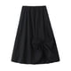thumbnail image 2 of HH TRAF Falda de farol con globo negro decorada con lazo versátil nueva moda para mujer Falda elegante sexy hasta media pantorrilla informal para mujer, 2 of 4