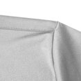 thumbnail image 4 of Los Hombres de Manga Corta Botón Arriba Camisa de Negocios Casual Color Sólido Botón Solapa Camisa de Moda, Poliéster con Corbata, Lavado de Manos, 4 of 6
