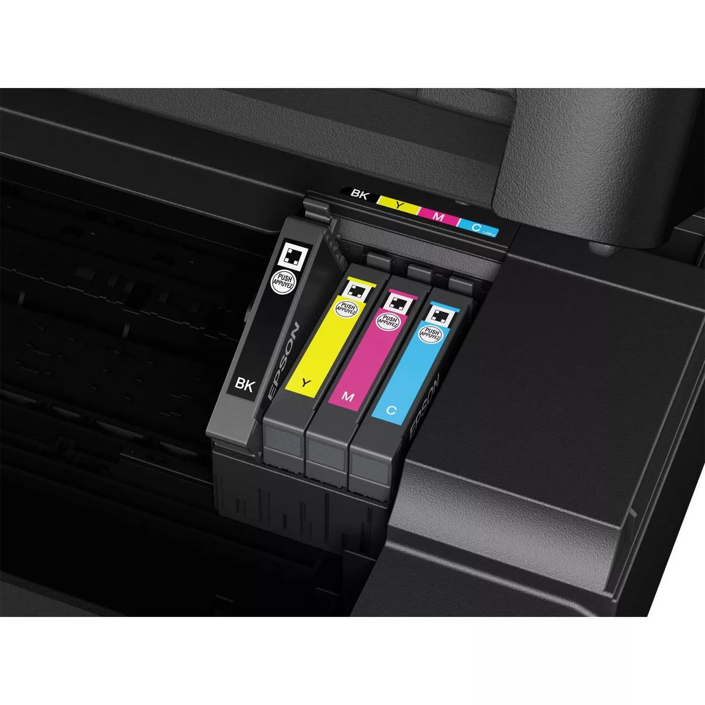 Epson 200 4 Pack Ink Cartridges, Black, Yellow, Magenta and Cyan with DURABrite Ink (New Open