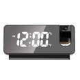 thumbnail image 1 of LED Large Screen Mirror Alarm Clock - Electronic Time Display with Sleek Design and Easy Readability for Bedroom or Office, 1 of 5