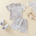 thumbnail image 4 of Baby Boy Outfit Toddler Summer Shorts Set Kids Spring Cotton Elastic Printed Short-sleeved Basketball 18-24 Months 2t 3t 4t 5t 6t T-Shirt+Pant 2Pcs/Set Tank Tops And With Pockets 2-Piece, 4 of 7