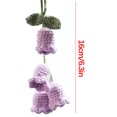 thumbnail image 2 of SDNall Car Accessories for Women, Cute Car Accessories, Car Mirror Hanging Accessories, Diy Knitted Plant Decoration Car Decoration, Rearview Mirror Pendant, Creative Wool Accessories inside the Car, 2 of 4