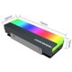 thumbnail image 1 of Coolmoon M73S M.2 2280 Argb Ssd Disipador De Calor Enfriador 5V 3Pin Disco Duro De Estado Sólido Refrigeración Radiador Chaleco De Disipación De Calor Yuarrent EL011596-00, 1 of 6