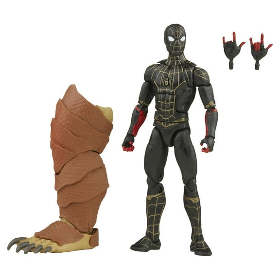 Marvel Legends Series Black & Gold Suit Spider-Man Collectible Action Figure