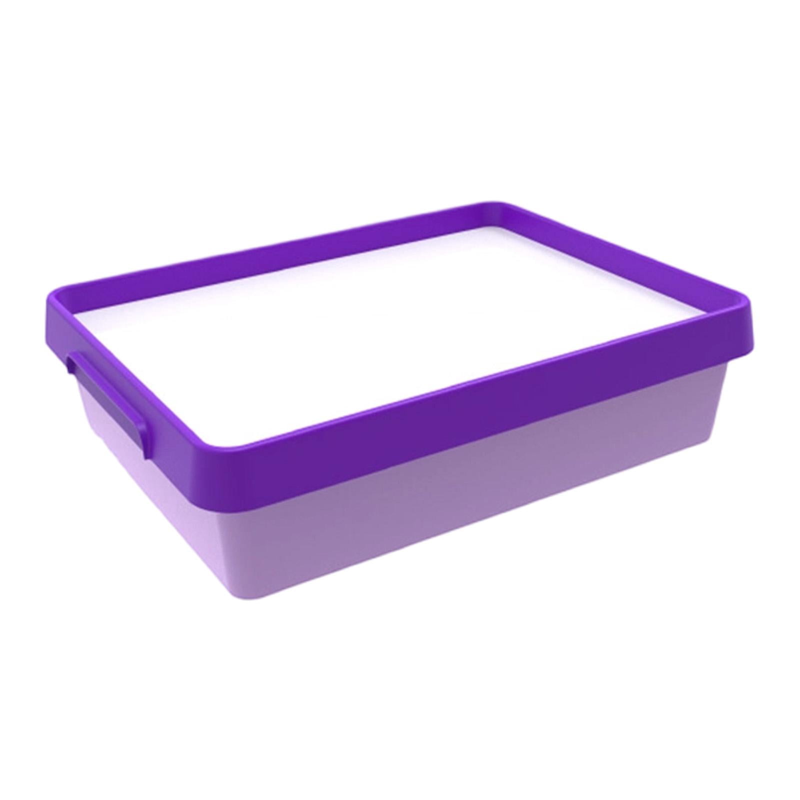Dualoai Sand Painting Light Box Boys Girls Color Shape Cognition Sensory Light Table Purple