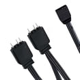 thumbnail image 6 of ARGB Splitter Cable 5V 1 Female to 4 Male 3 Pin ARGB Extension Cable for Computer Chassis CPU Cooling Fan ARGB Fan, 6 of 8
