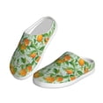 thumbnail image 2 of Lsque Tangerine Pattern Womens Comfort Cotton on Scuff With Memory Foam and Anti-skid Sole Slipper-37/38, 2 of 7