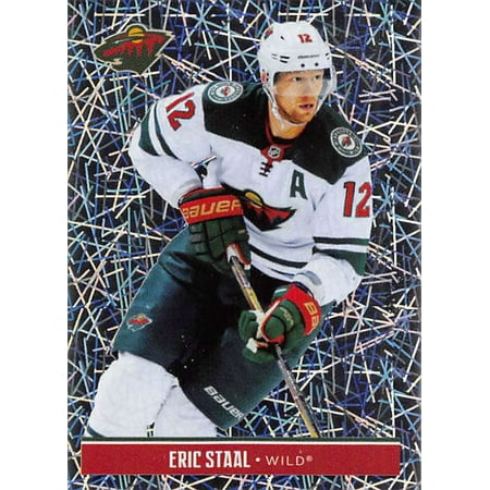 Minnesota Wild Nhl Card - 2018-19 Panini NHL Stickers #396 Eric Staal Minnesota Wild FOIL Hockey Card