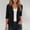 Black, variant on Gamivast 3/4 Sleeve Cardigan for Women Open Front Lightweight Summer Shrug Soft Knit Casual Sweater Top Flattering Thin Cover Up Jacket for Office Work Dressy Wear Blue S