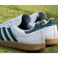 thumbnail image 2 of Adi-das Samba Spikeless Golf Men's shoes JH6151 white green Gum, 2 of 6